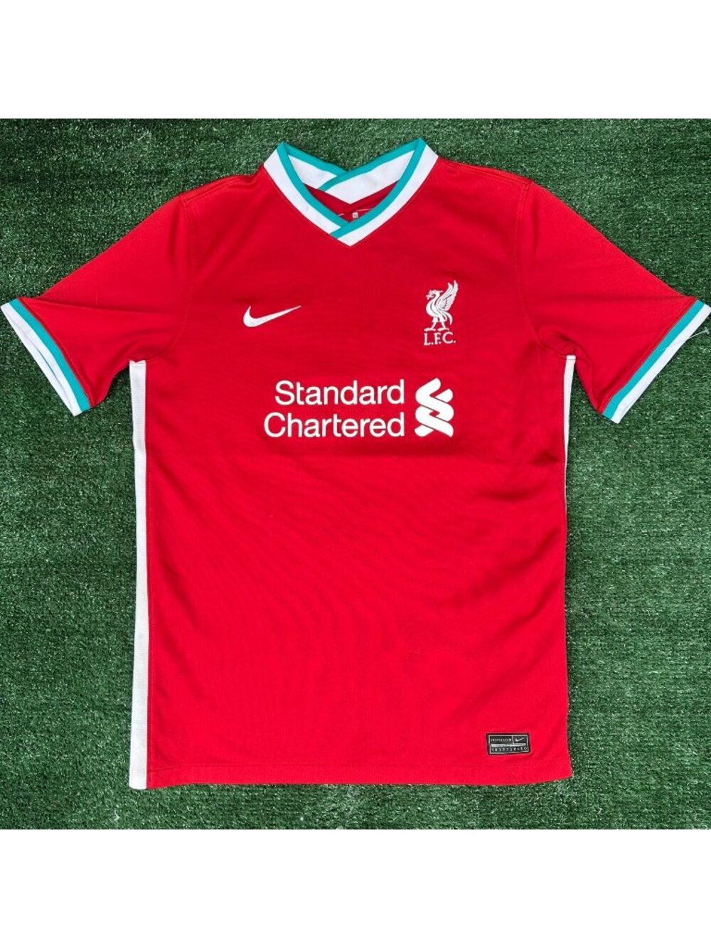 Nike Liverpool FC 2020-21 Home Soccer Jersey Kit Top Red XL Youth Streetwear